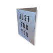 Picture of JUST FOR YOU GIFT TAG - GREY